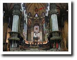 Inside the Milano Duomo