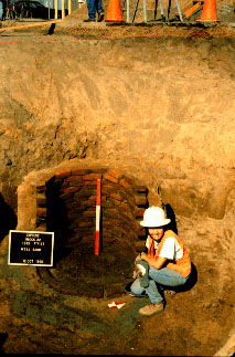 Photo of Me in front of a half-excavated well